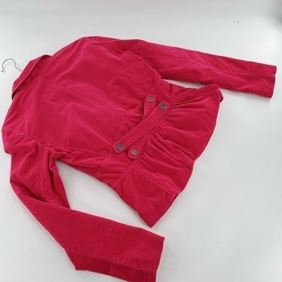 Armani Exchange Jacket Velvet Pink buttons Size M - Picture 12 of 13